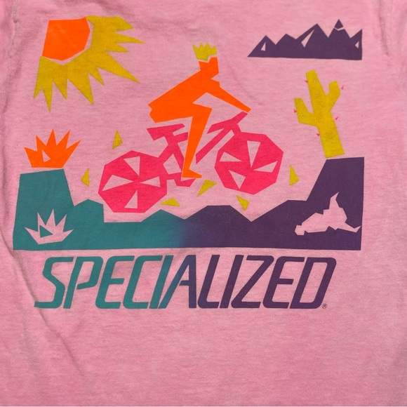Vintage Rare 80s Specialized Single Stitch Made in USA Long Sleeve T-shirt